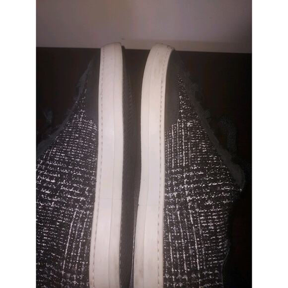 P448 Women's Sneakers EU 39 / US 8 Low Top Tweed Glitter John Shaka Black - Picture 6 of 16